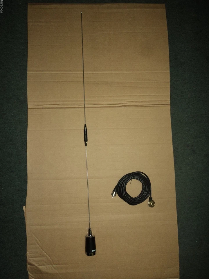 5/8 WAVE DUAL BAND ANTENNA KIT 2 METER 144  440 Mhz TRAM 1180 NMO Motorola Cable - Image 1 of 1