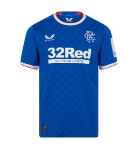 Glasgow Rangers FC Herren Fußball Trikot Gr. 4XL 5XL Castore Shirt Jersey neu - Bild 1 von 2