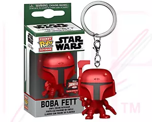 Star Wars Funko POP Schlüsselanhänger rot Boba Fett Target limitierte Auflage exklusiv 2022 - Bild 1 von 13