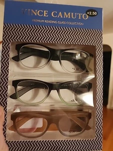 Vince Camuto Premium Reading Glass Collection 3 Pack Readers Ombre Frames NEW! - Picture 1 of 6