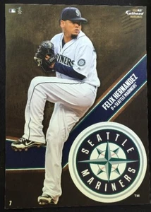 MLB Fathead Tradeables Felix Hernandez Seattle Mariners 2015 - Picture 1 of 2