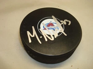 Matt Nieto Signed Colorado Avalanche Hockey Puck Autographed 1C - Picture 1 of 2