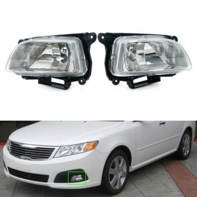 Front bumper Fog Lights Pair For Kia Optima Lotze 2009 2010 - Image 1 of 4
