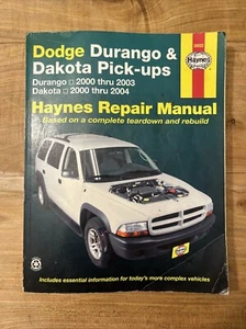 Haynes 30022 Repair Manual for Dodge Dakota 2000 -04 & Dodge Durango 2000 -03 - Bild 1 von 3