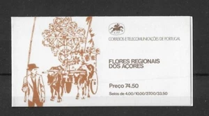 Folleto de flores Azores 1982 SB3 completo - Imagen 1 de 1