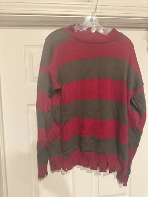 Disfraz Suéter Freddy Krueger Talla Adulto Estándar Hasta 44 Rubíes Foto 1 de 4