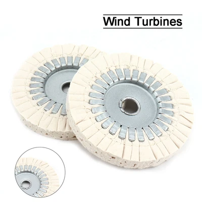 150*20mm Cotton Airway Buffing Wheel Cloth Open Bias Buffs Wheel Metal Polishing - Image 1 of 4
