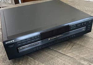 SONY CDP-CE305 5-Disc CD Changer Compact Disc Player Tested - Picture 1 of 13