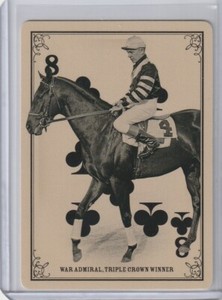 WAR ADMIRAL 2013 Panini Golden Age PREMIUM PLAYING CARDS
