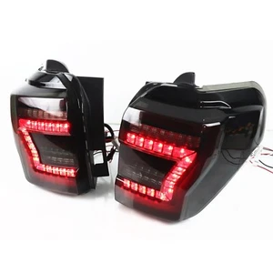 Luz LED trasera de coche roja negra carcasa para Toyota 4Runner 2010 2011 2012-2024 - Imagen 1 de 8