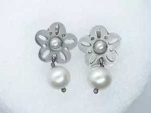 Pendientes Plata Y Perlas TOUS - Imagen 1 de 3