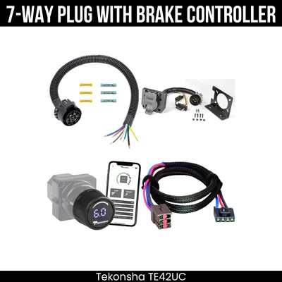 Control de freno de cableado de 7 vías Tekonha para 99-04 Ford F-250 350 450 550 Super Duty Foto 1 de 4