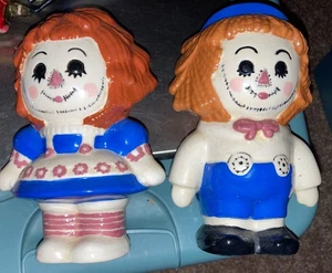 Raggedy Ann And Andy Ceramic Figurine 7” - Picture 1 of 13