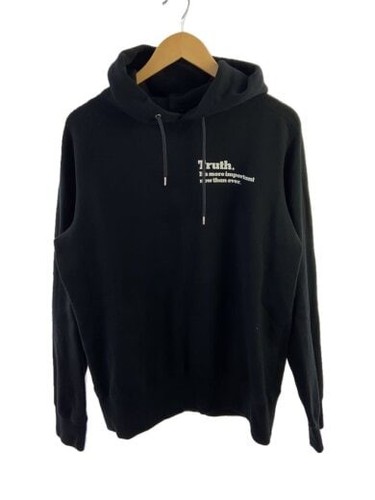 Felpa felpa con cappuccio sacai The New York Times Truth 2 cotone nero 18 01783M 