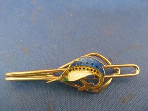 VINTAGE ENAMEL SAILFISH TIE BAR - Bild 1 von 2