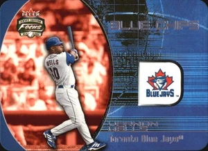 2002 Fleer Focus Jersey Edition #3BC Vernon Wells Toronto Blue Jays Blue Chips - Picture 1 of 2