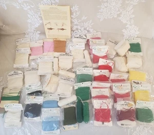 50 Skeins Candlewicking Thread Down on the Farm Lily Etc New and Partially Used - Picture 1 of 6