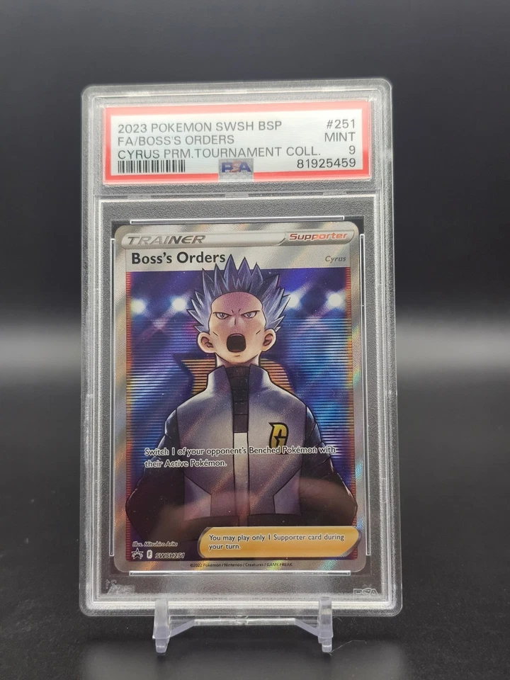 Boss's Orders (Full Art) SWSH251 SWSH: Sword & Shield Promo Cards Holo PSA 9 - Image 1 of 2
