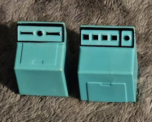 LAVATRICE E ASCIUGATRICE LAVANDERIA BLU Fisher Price Little People vintage  - Foto 1 di 5