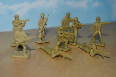 1/72 airfix lot petits soldats anglais 8th army série 1 WW2 - Photo 1/3