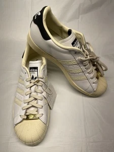 Adidas Superstar Hombre NOS Blanco/Beige Cuero Tenis Talla 8.5 PCI789002 - Imagen 1 de 10