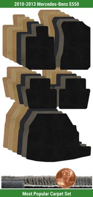 Juego de alfombrillas Ultimat personalizadas para Mercedes-Benz E550 2010-2013 (5 piezas) #ZT7 Foto 1 de 4