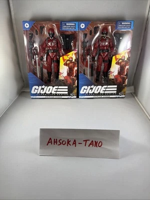 GI Joe Clasificado Guardia Carmesí Lote Cobra #50 Figura de Acción 6" Rojo Hasbro Sellado Foto 1 de 2