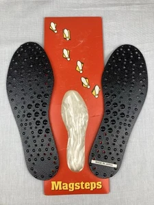 NIKKEN MAGSTEPS MAGNETIC SHOE INSOLES INSERTS MENS SIZE 7 MADE IN JAPAN NEW! - Picture 1 of 9