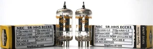 5R-HH5-ECC83 NEC Made in Japan Amplitrex Tested Qty 1 Match pair {2 Pcs} - Picture 1 of 11