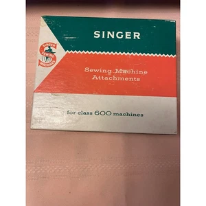 VTG Mixed Box Lot SINGER Sewing Machine Attachments for Class 600 machines  - Picture 1 of 15