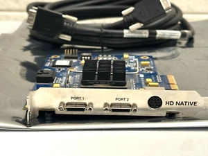 Tarjeta PCIe nativa HD Avid Pro Tools con cable Mini DigiLink - Imagen 1 de 5