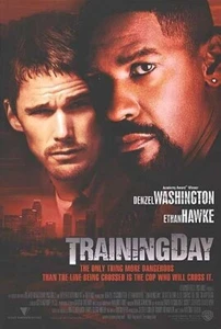 Póster de película de doble cara Training Day original 27 x 40 pulgadas - Imagen 1 de 1