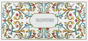 8'x4' Marvelous Marble Top Conference Table Marquetry Real Inlay Stones Decor - Picture 1 of 4