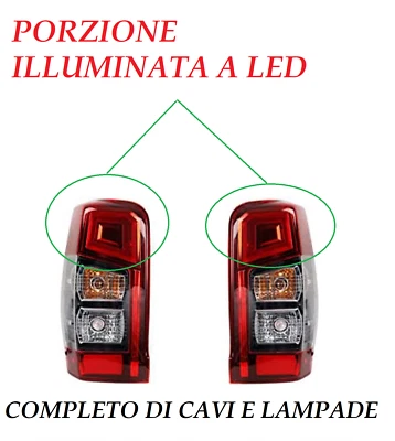 COPPIA FARO FANALE POSTERIORE A LED PER Mitsubishi L200 DAL 2019 SINISTRO DESTRO - Imagen 1 de 2