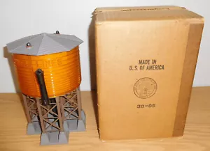 LIONEL POSTWAR 30 OPERATING WATER TOWER O GAUGE ACCESSORY BOX INSTRUCTION INSERT - Picture 1 of 9