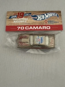 Hot Wheels 2019 Collector Nationals Charity 70 Camaro Gold  1/95 - Picture 1 of 5