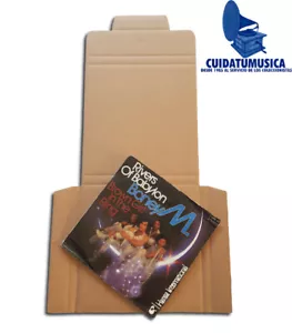 10 CAJAS DE CARTON EMBALAJE DISCOS DE VINILO PARA ENVIAR DE 1 A 5 SINGLES 7" - Imagen 1 de 5