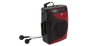 Walkman Cassette Portátil Parada Automática Grabación de Voz Radio AM Antena Incorporada - Imagen 1 de 8