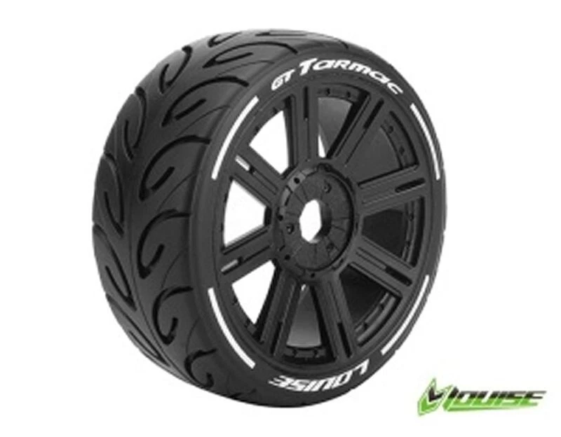 Louise GT-Tarmac 1/8 Buggy Reifen Soft auf Felge schwarz 17mm - LOUT3285SB - Bild 1 von 1