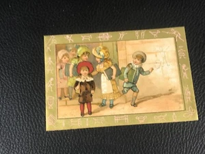 CHROMO CARD  EPOQUE 1880 90  - Picture 1 of 2