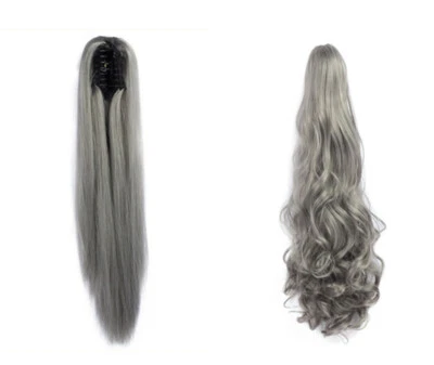 Dicke Pferdeschwanzverlängerung Kralle Kiefer Pferdeschwanz Haar wie Natura Echthaarverlängerung