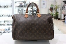 Louis Vuitton Speedy 30 Monogram Handbag Brown