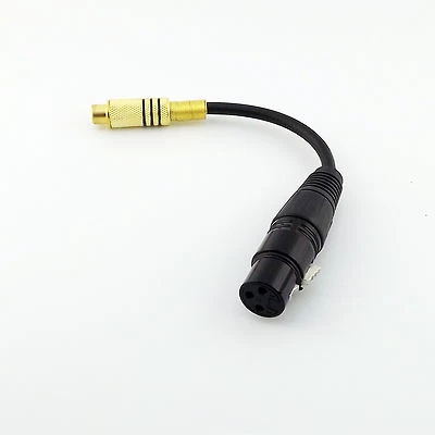 RCA Phono Female Single to XLR 3 Pin Female Coaxial Shield Audio Adapter Cable - Image 1 of 4