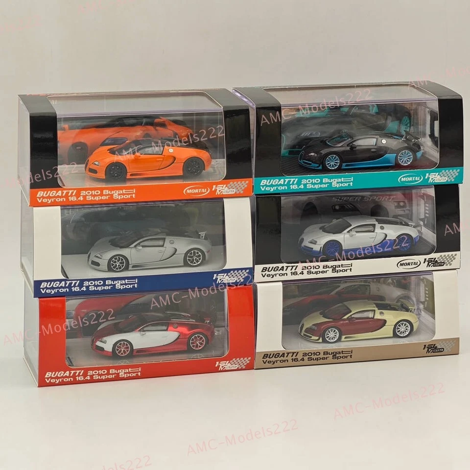 Mortal 1:64 Bugatti Veyron Super Sport Car Models Diecast Toys Collection Gifts - Image 1 of 4