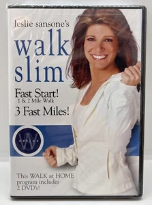 Leslie Sansone's Walk Slim Fast Start 1 & 2 Mile Walk 3 Fast Miles DVD New! - Picture 1 of 3