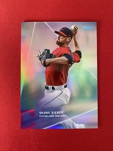 Shane Bieber 2020 Topps X Steve Aoki Wave 1 Foil Parallel Cleveland Indians #4