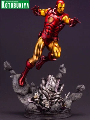 Kotobukiya Universo Marvel Iron Man Vengadores Bellas Artes Estatua Totalmente Nueva En Stock Foto 1 de 3