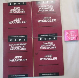 Jeep Wrangler 2003 juego de procedimientos de diagnóstico - Imagen 1 de 19