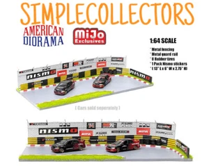 Diorama pista de carreras American Diorama diorama con pegatinas Yokohama Auto World Advan - Imagen 1 de 1