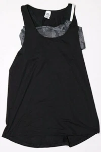 New Women's Champion Black Athletic Tank Inner Bra Shirt Duo Dry NWT Size Medium - Picture 1 of 1